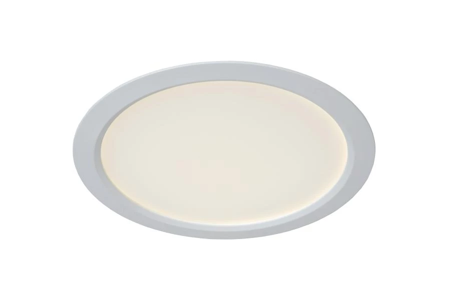 Lucide TENDO-LED - Plafonnier - Ø 22 cm - LED - 1x18W 3000K - Blanc - détail 1